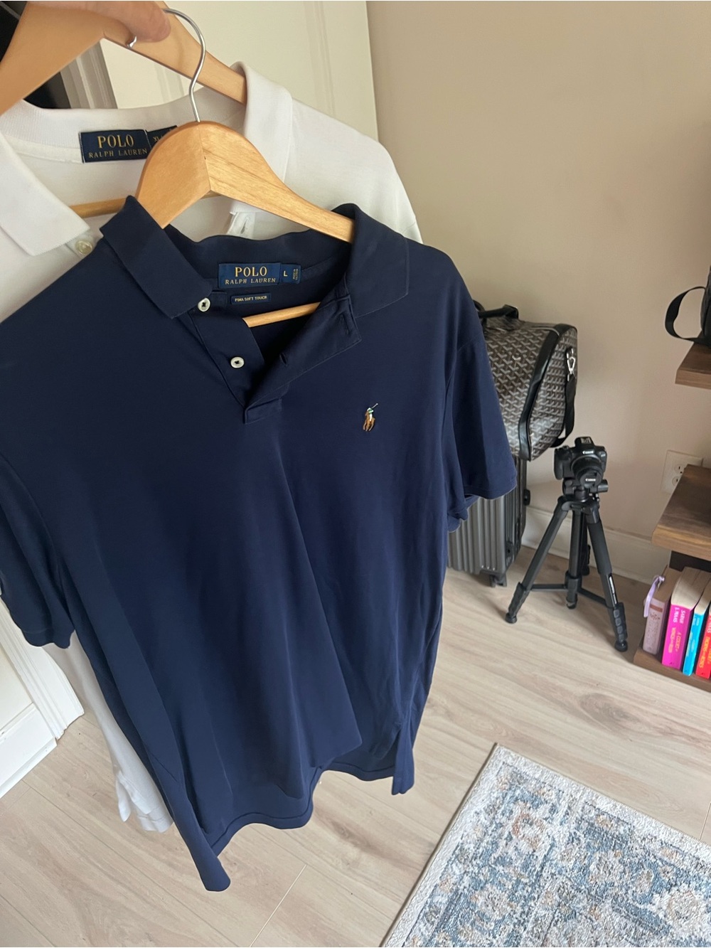 Set of Two, New Polo Ralph Lauren Short-Sleeve Polo shirts. Size L. Brand New.